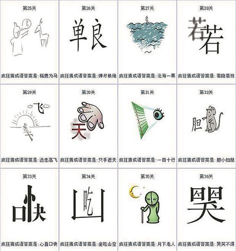 看图片猜成语,答案本版找