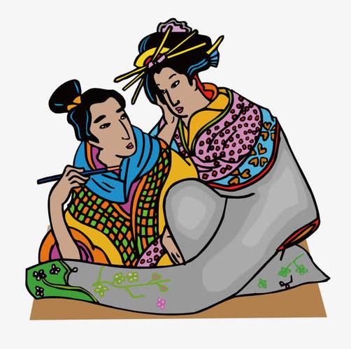 朝鲜夫妻免抠素材免费下载_觅元素51yuansu.com