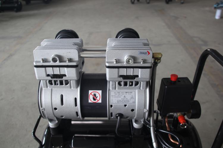 24l无油静音电动空气压缩机空气泵