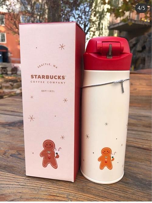 【已购】星巴克姜饼人膳魔师保温杯