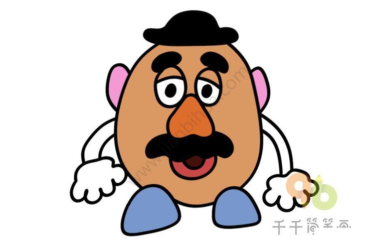 玩具总动员 蛋头先生简笔画