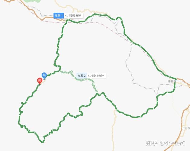 这个更夸张,起点终点相距5米,如果按照高德导航行驶,将绕路775公里