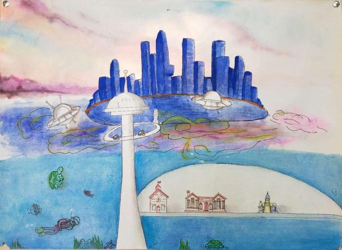 榕树下,梦起航 ——海南中学三亚学校2018年科技节科幻画比赛纪实