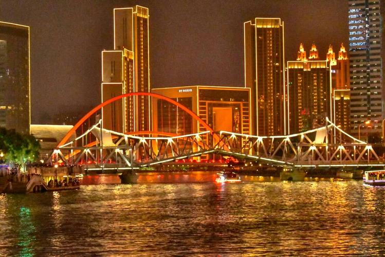 天津市解放桥开桥!_新浪看点