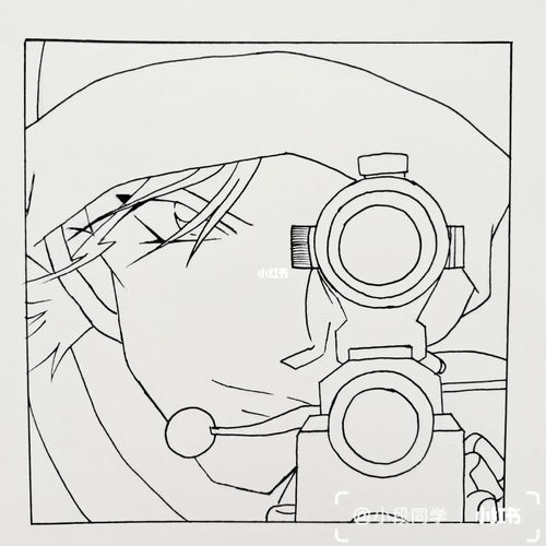 赤井秀一#手绘_手绘_琉璃_易碎_赤井秀一_人文_绘画