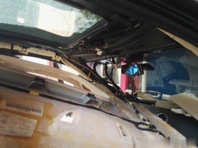 大众途观更换遮阳布,成本只用了4s店的2/3,顺便解决天窗漏水