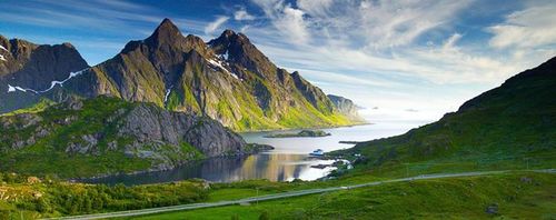 北欧电脑风景壁纸图片#采集大赛