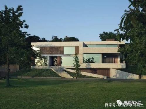 清水混凝土打造出来的荷兰22 别墅