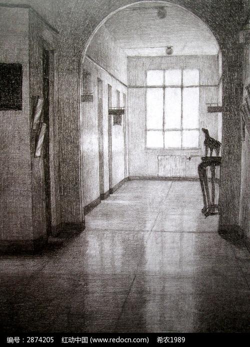 素描学校走廊