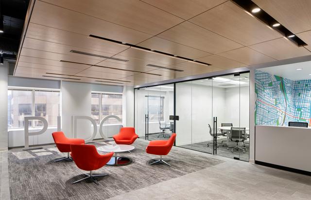 简约办公室效果图