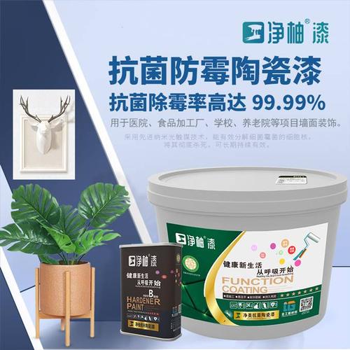 臣工净柚漆p1工程系列净美抗菌陶瓷漆内墙漆釉面漆水性功能涂料18l装