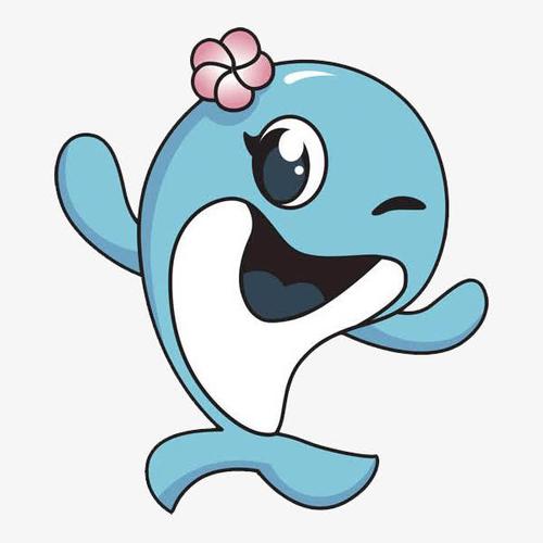 可爱的海豚