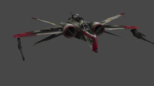 arc-170 star fighter 3d 模型
