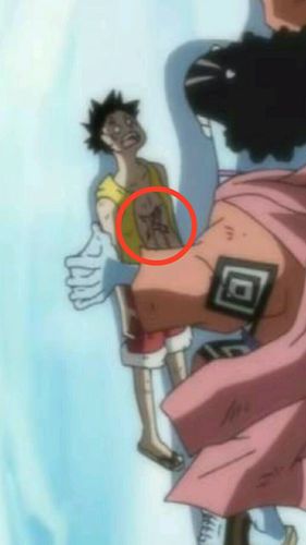 谈谈路飞胸前的x型伤疤的来历