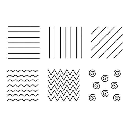 美工区点线线描画基本技法_幼儿园_幼儿园美工区素材