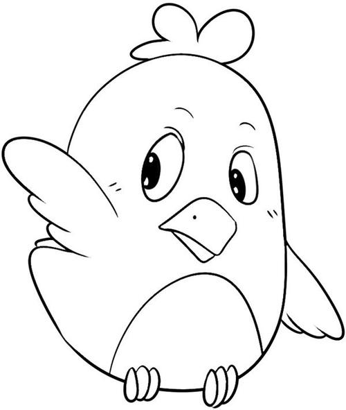 灵巧的小鸡简笔画怎么画灵巧的小鸡简笔画步骤