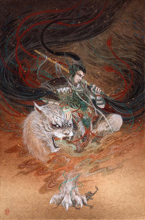 【中国百鬼】神荼 - 堆糖,美图壁纸兴趣社区