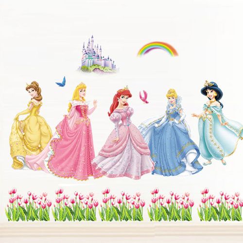 女孩公主可爱儿童墙贴纸贴画少女宿舍墙壁房间卧室装饰品墙纸自粘