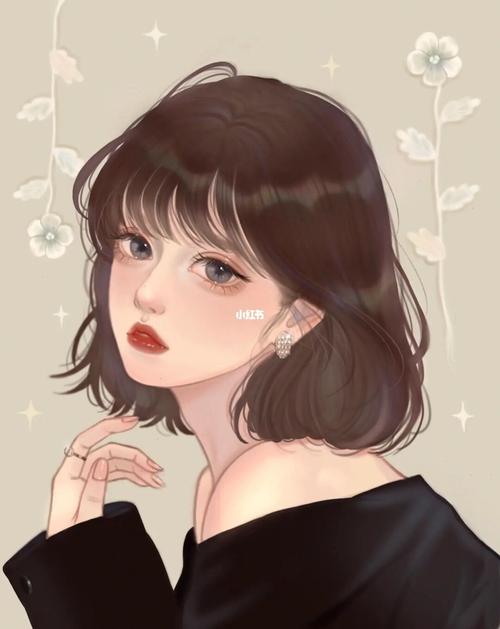 短发女生手绘头像_短发女生_手绘_头像_夏天去哪玩_滤镜_夏日滤镜