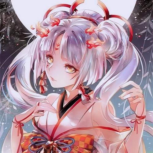 一组古风动漫美女头像,美到想去亲一口