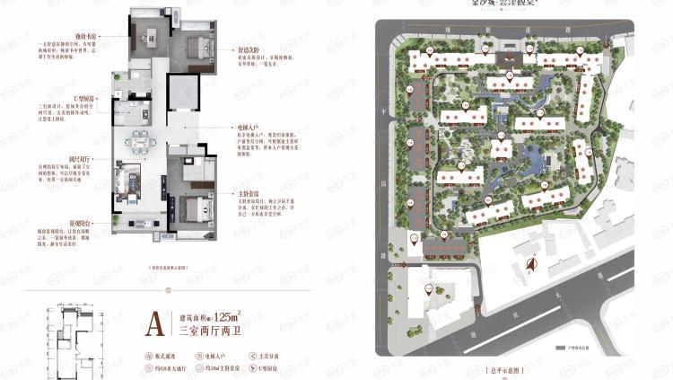 金沙城·云津观棠户型图