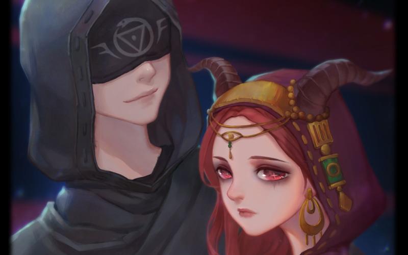 【板绘】【第五人格】祭司x先知,大概是俩神棍