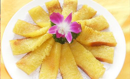 老蜂农教您做椰汁黄金糕 整块糕呈金黄色