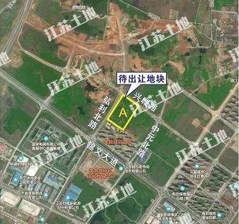 江宁滨江 地块航拍图 地理位置:东至仁和路, 南至栖凤路, 西至弘利北