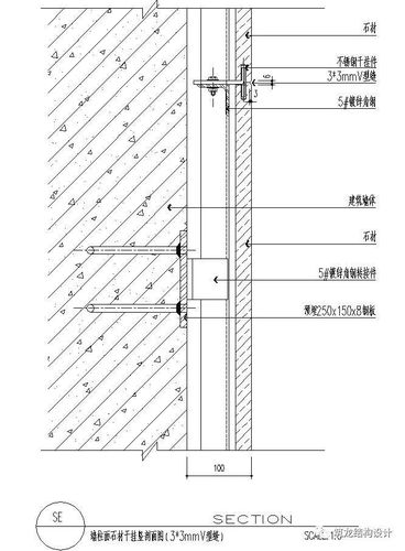 超全45张墙面剖面图节点大样图,结构狮必备!
