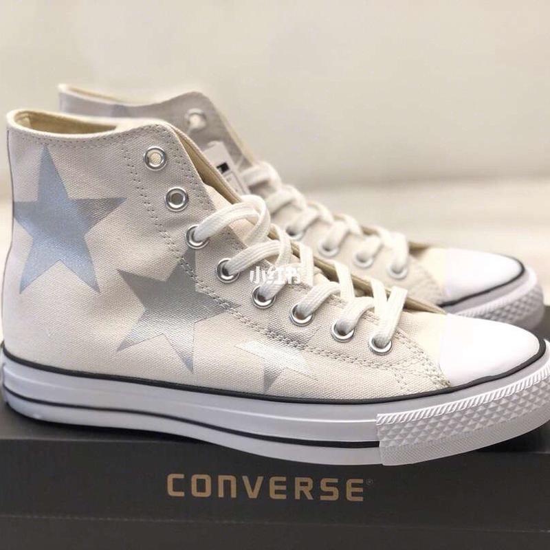 日本100周年匡威/converse all star fs hi 大星星限定高帮帆布鞋男女