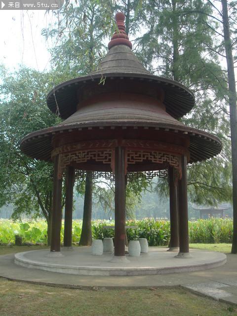 圆形凉亭建筑图片_古代建筑_建筑名胜_稀有高精图片素材_百图汇