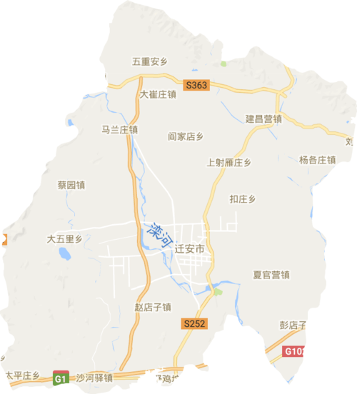 首页 中国 河北省 唐山市 迁安市 迁安市行政区域简介
