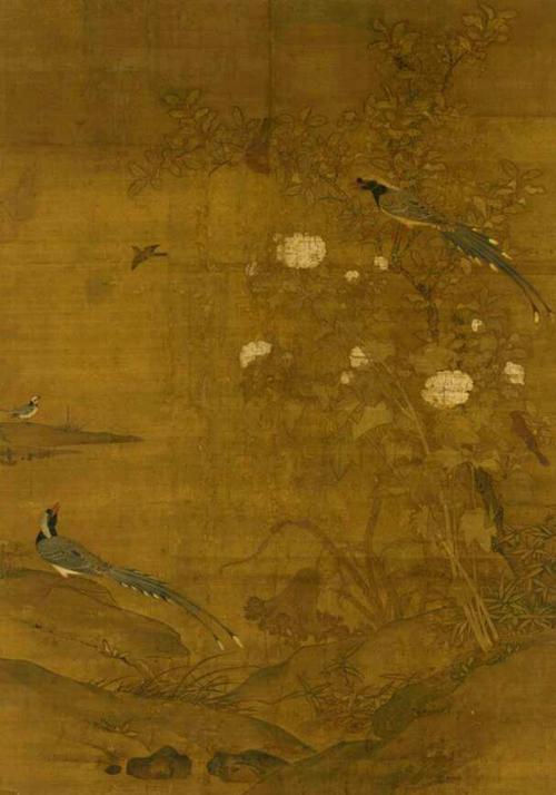 唐朝大师边鸾画作 别具一番风格