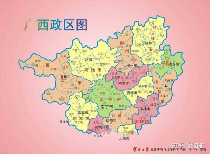 先上广西地图