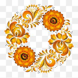 圆形彩色花纹图片大全