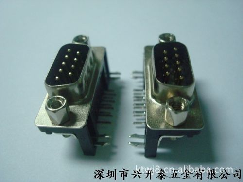 供应兴开泰hdr15p母头三排弯脚pcb板连接器