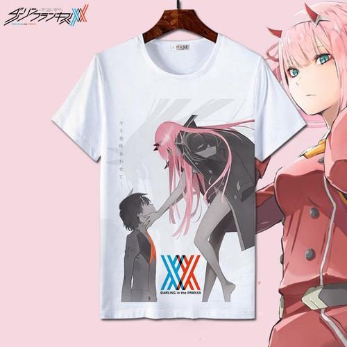 darlinginthe男主头像,darling动漫头像男 国家队darlinginthefranxx动漫周边短袖t恤夏季男女