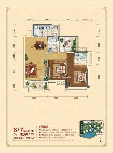 悦珑湖户型图