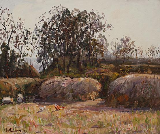 《潘晓东--秦岭北油画风景写生》