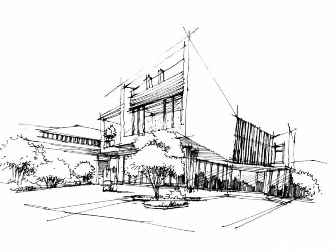 手绘建筑线稿/建筑速写/针管笔手绘/插画_手绘_建筑_速写_插画_线稿