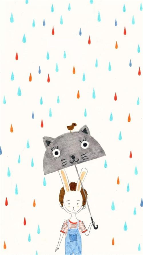 个性可爱好看素材卡通壁纸图片 开始说算了你就和别人