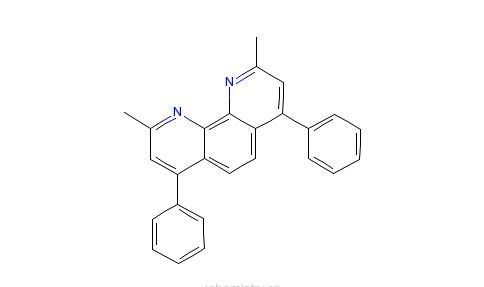 2,9-二甲基-4,7-联苯-1,10-邻二氮杂菲是一种化学品,化学式是c26h20n2