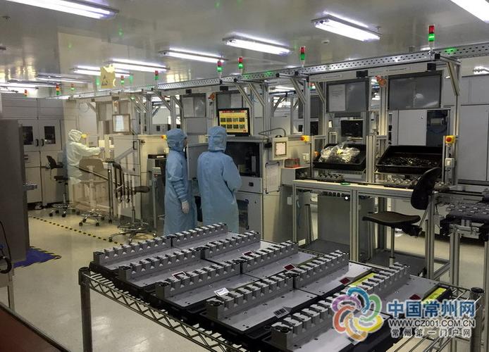 新的森萨塔胎压传感器件生产车间