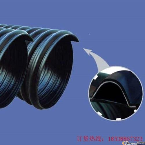 钢带聚乙烯排污管,钢带螺旋波纹管,hdpe钢带增强波纹管