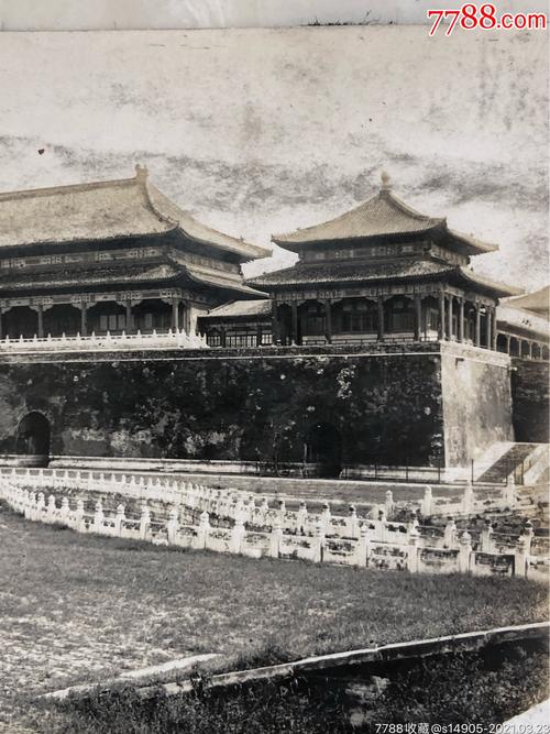民国早期北京故宫紫禁城正门北京午门原版老照片