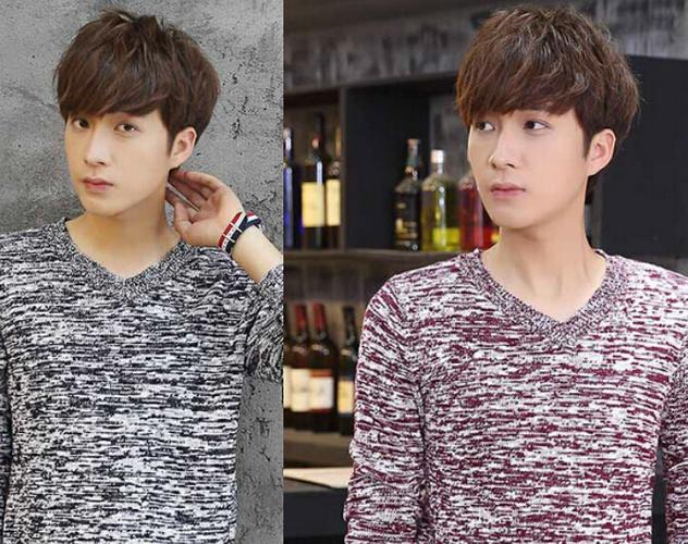 高高立于发顶的纹理烫造型有型大气,非常好看