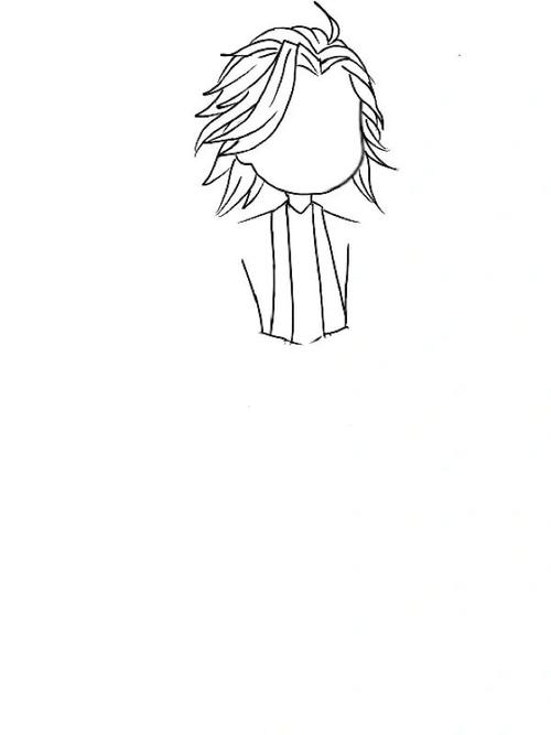 有趣简笔画教程7515帅哥斗罗大陆戴沐白画法_斗罗