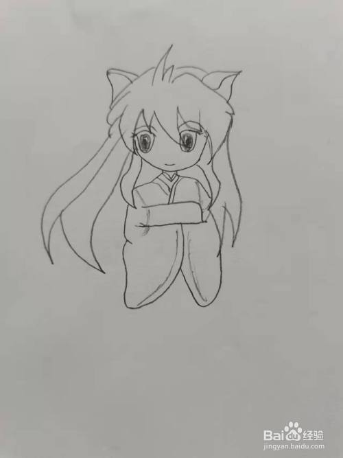 卡通人物犬夜叉简笔画