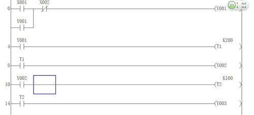 用plc控制三盏彩灯