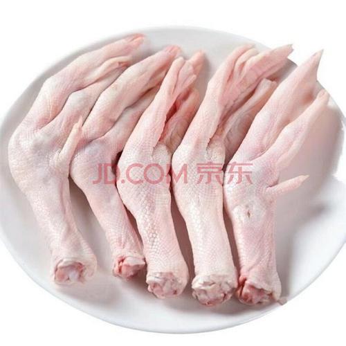新鲜冷冻大鹅掌鹅爪农家散养大白鹅鹅爪鹅掌生鹅脚鹅肉 2斤装【14个
